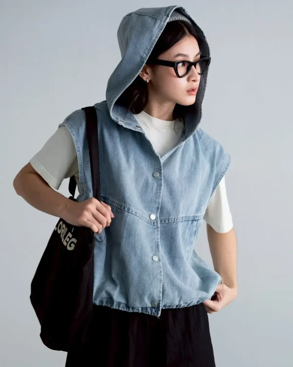 Binsa Denim Hoodie foto 7