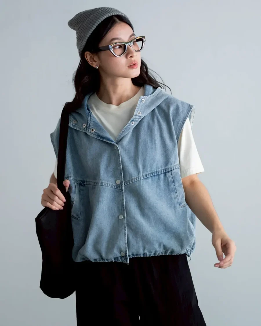 Binsa Denim Hoodie foto 8