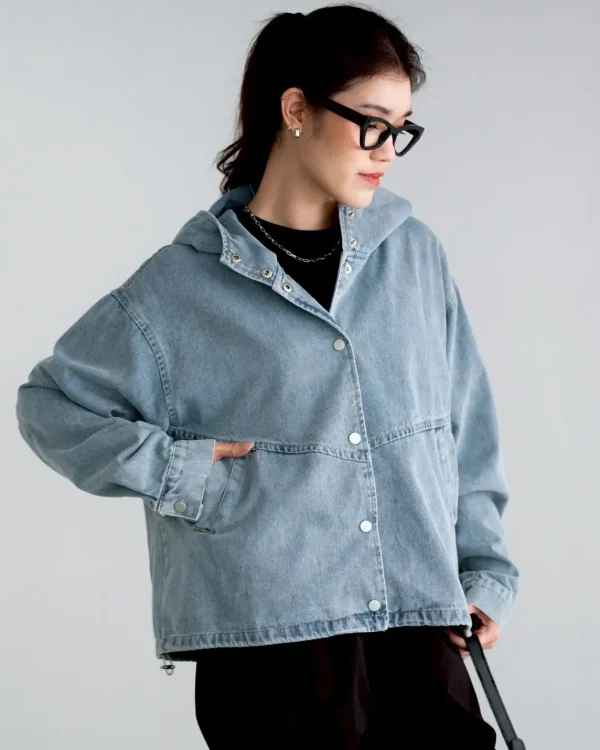 Iesha Denim Hoodie foto 7