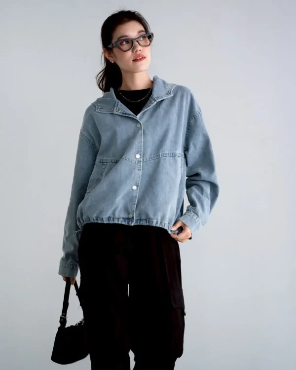 Iesha Denim Hoodie foto 6