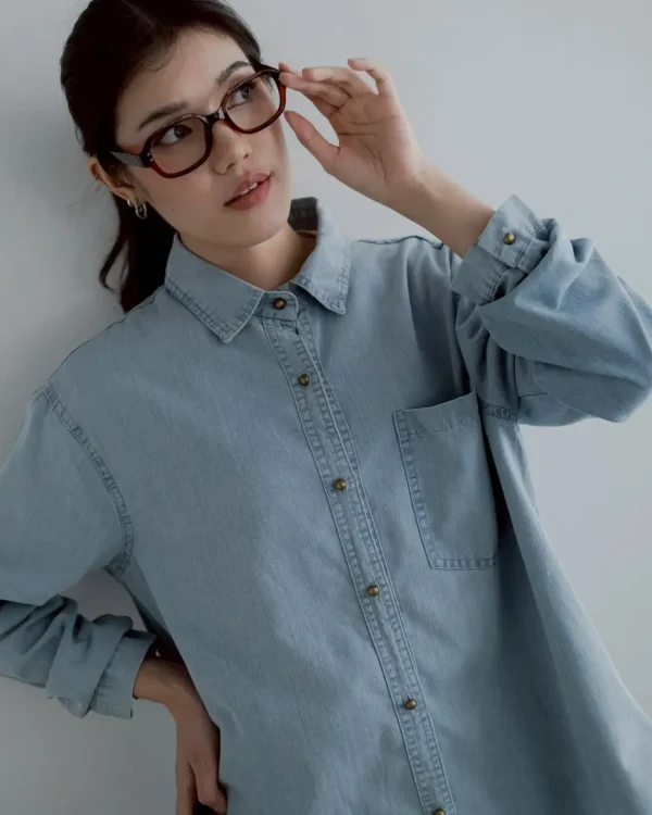 Ilysa Denim Shirt foto 2