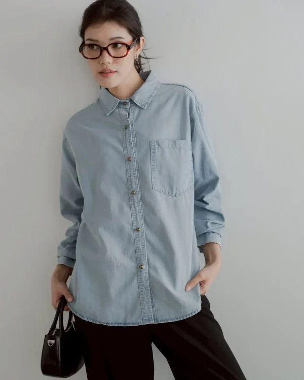 Ilysa Denim Shirt foto 1