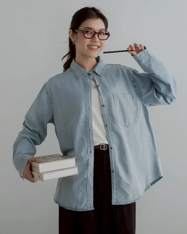 Ilysa Denim Shirt foto 4