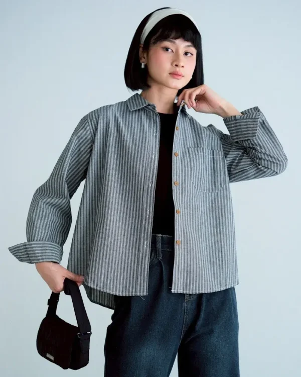 Cerise Stripe Shirt foto 8