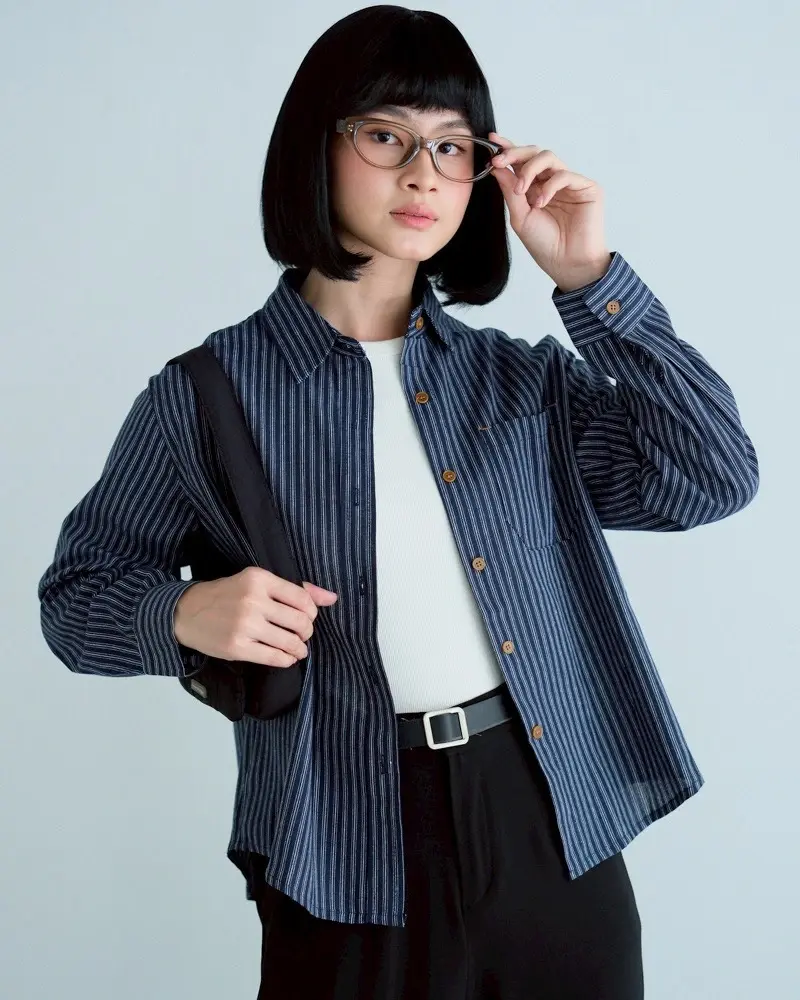 Cerise Stripe Shirt foto 11