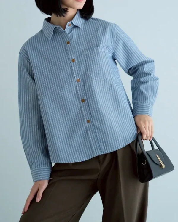 Cerise Stripe Shirt foto 2