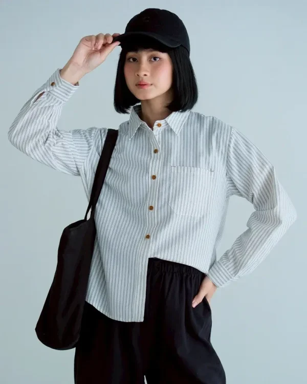 Cerise Stripe Shirt foto 6