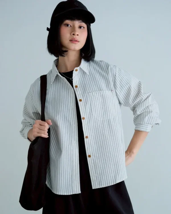 Cerise Stripe Shirt foto 4
