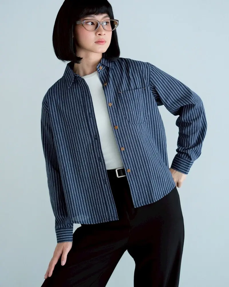 Cerise Stripe Shirt foto 12
