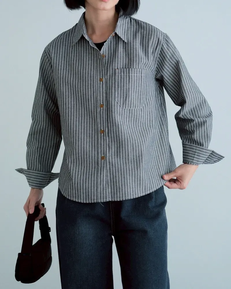 Cerise Stripe Shirt foto 9