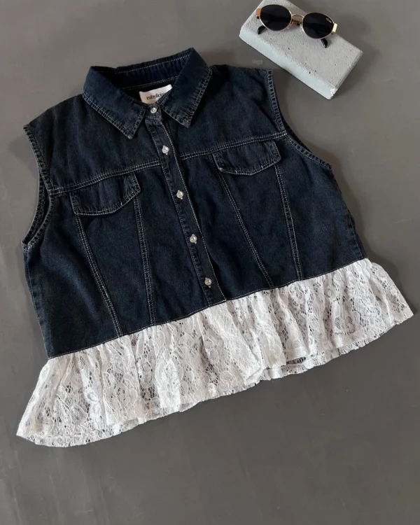 Palzia Denim Vest foto 6