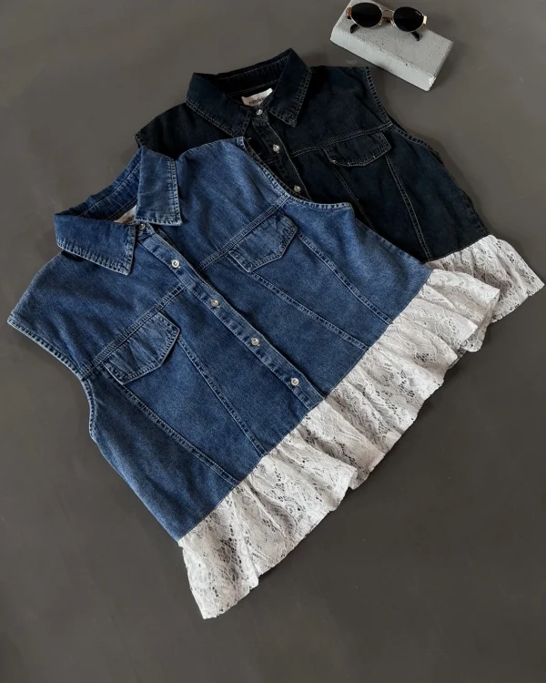 Palzia Denim Vest foto 8
