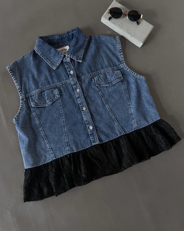 Palzia Denim Vest foto 1