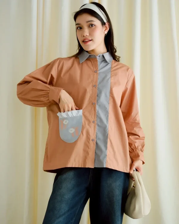 Fishbowl Shirt Mocca Mouse foto 2