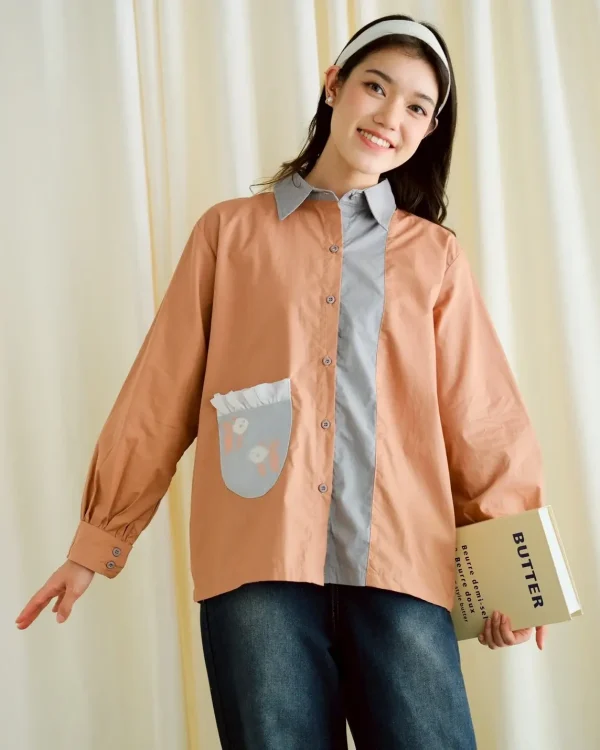 Fishbowl Shirt Mocca Mouse foto 1