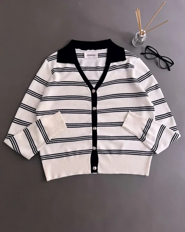 Grazie Stripe Cardi foto 4