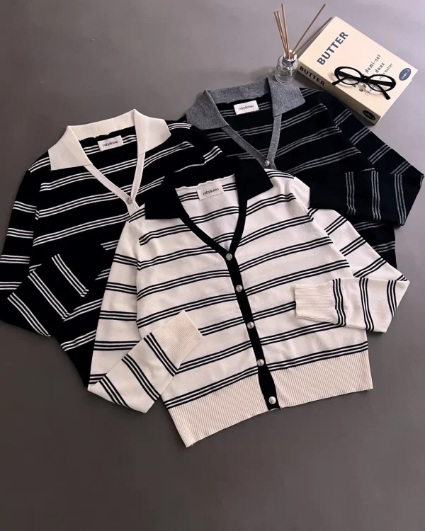 Grazie Stripe Cardi foto 5