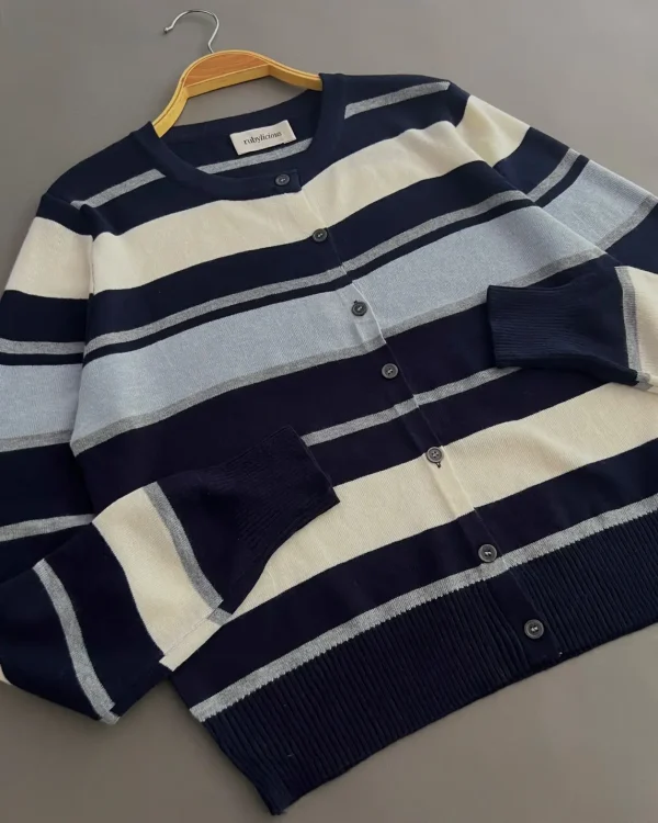 Belora Stripe Cardi foto 4