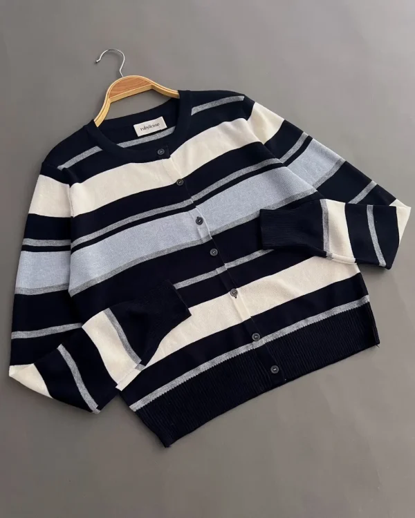 Belora Stripe Cardi foto 3