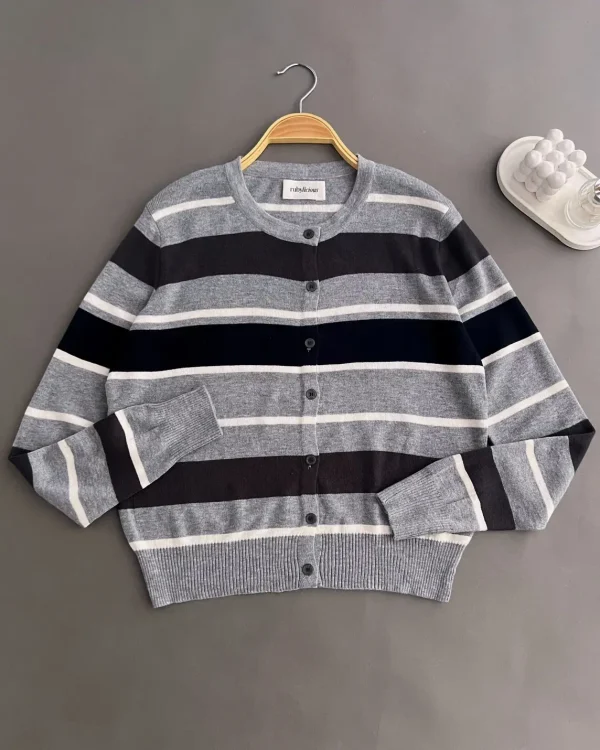 Belora Stripe Cardi foto 1