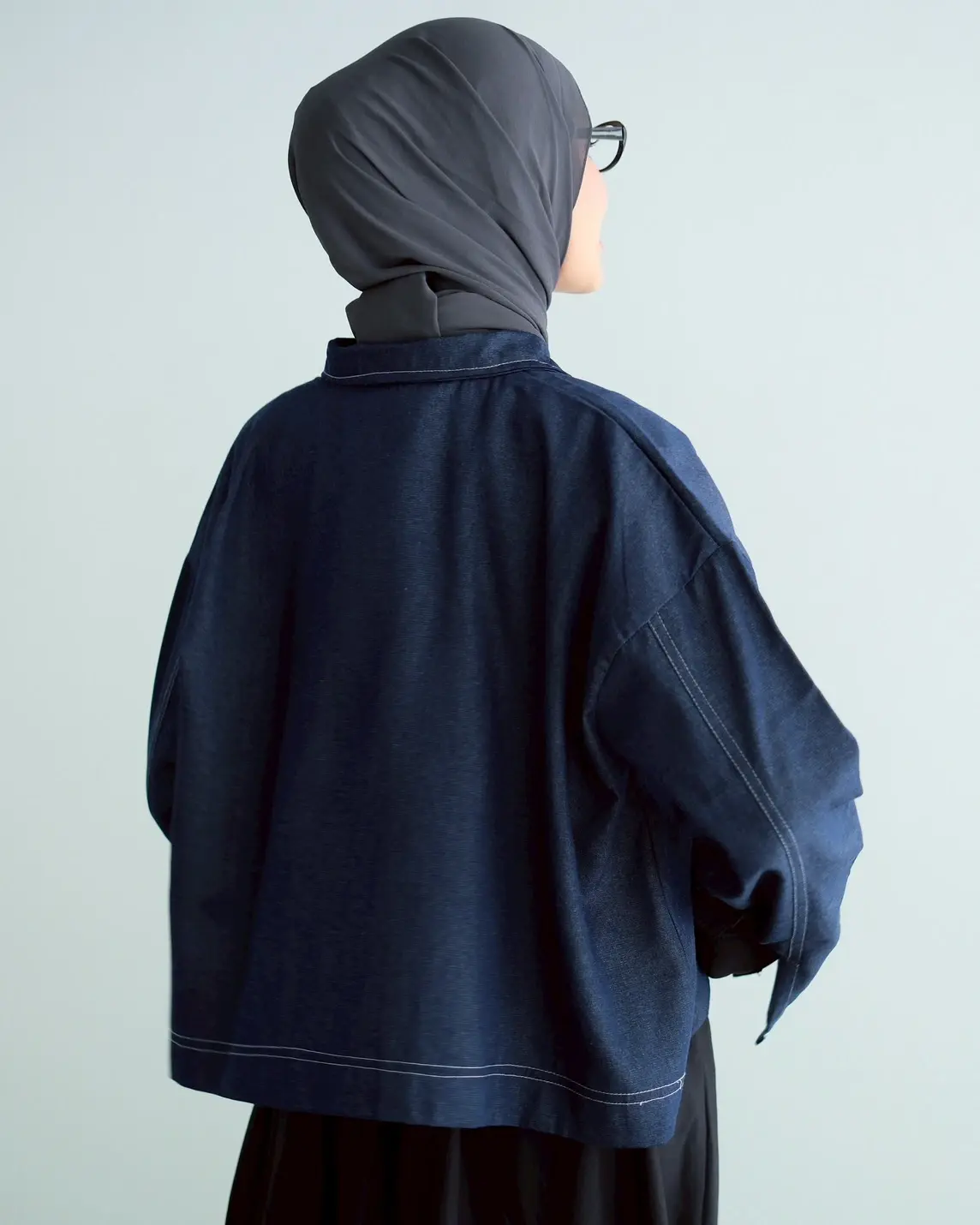 Alternative view of Parvin Denim Jacket Kode 6814 Dark Blue
