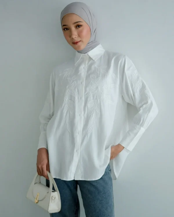 Orinda Shirt Broken White foto 2