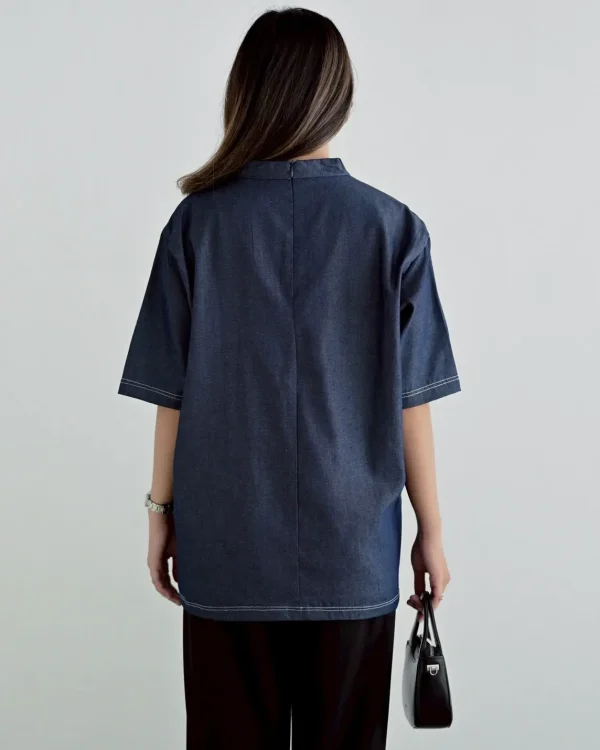 Deanis Denim Shirt Dark Blue foto 3