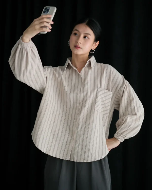 Johana Stripe Shirt foto 7