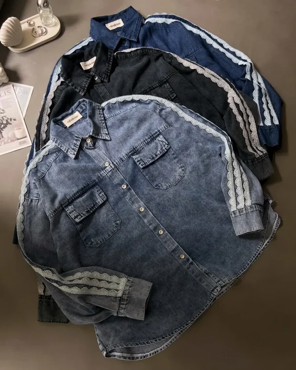 Pyorika Denim Shirt Acid foto 2