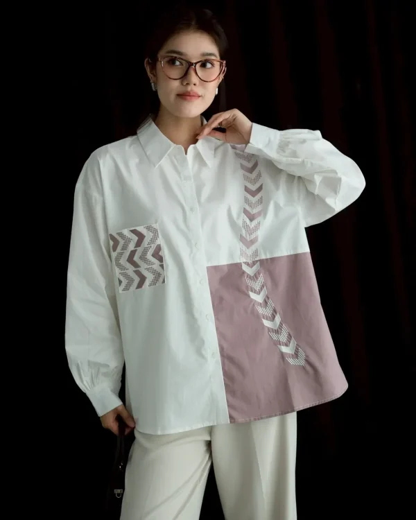Bizzy Shirt Mauve foto 2