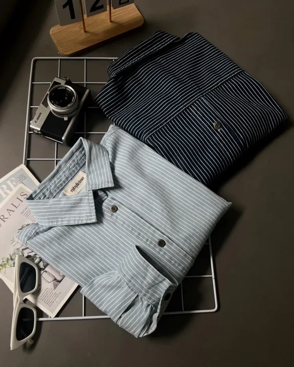 Belisa Denim Stripe Shirt foto 7