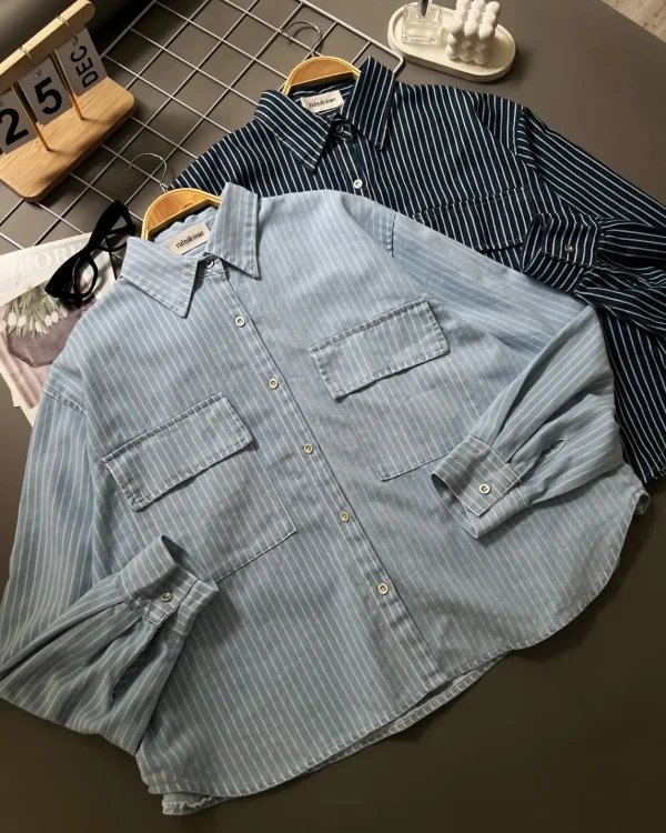 Blenka Denim Stripe Shirt foto 2
