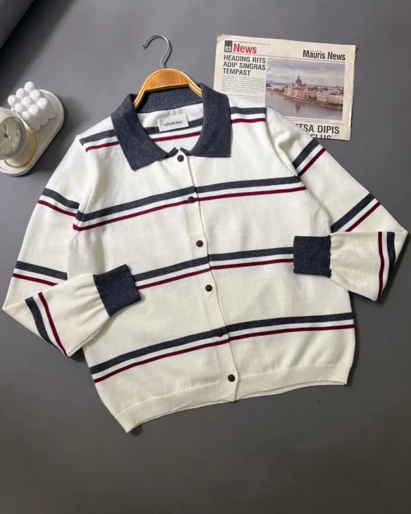 Morelia Stripe Cardi foto 4