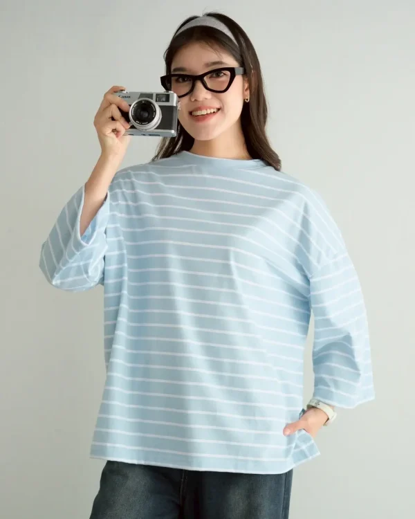 Karasu Stripe Sleeve Top foto 1