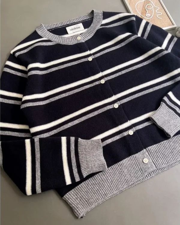 Brianda Stripe Cardi foto 7