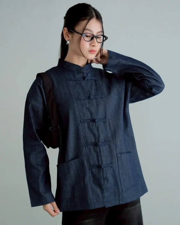 Hunan Denim Shirt Dark Blue foto 6
