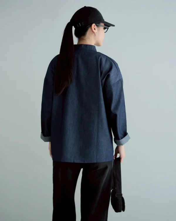 Hunan Denim Shirt Dark Blue foto 5