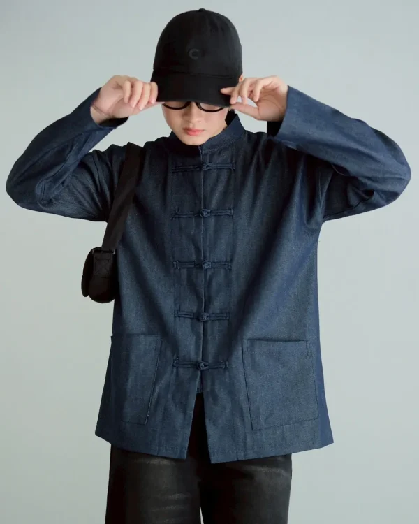 Hunan Denim Shirt Dark Blue foto 4