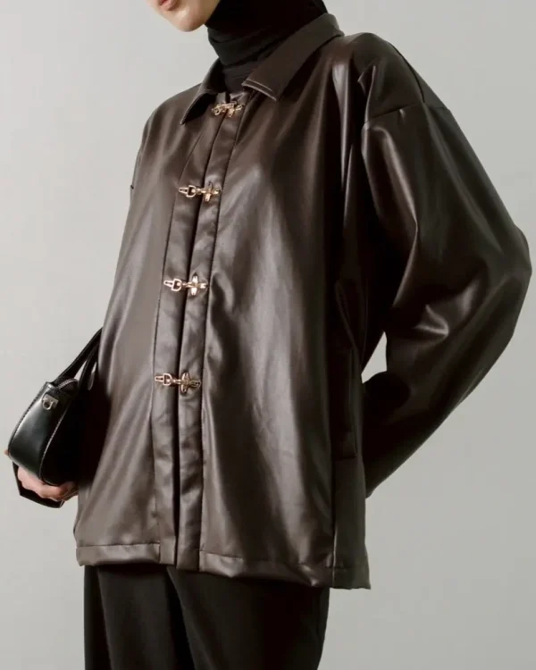 Zelie Leather Jacket foto 5