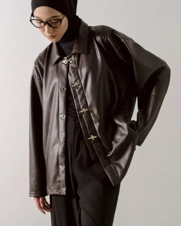 Zelie Leather Jacket foto 4