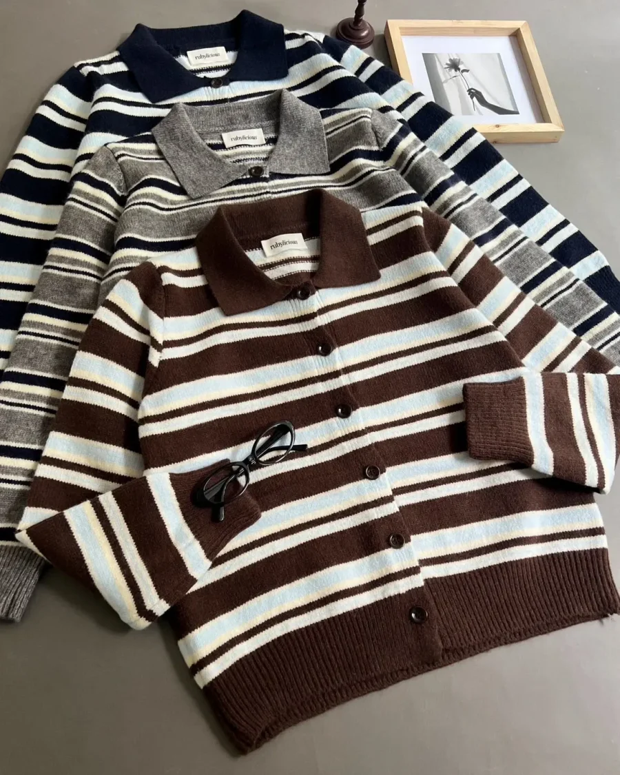 Xeryn Stripe Cardi foto 9