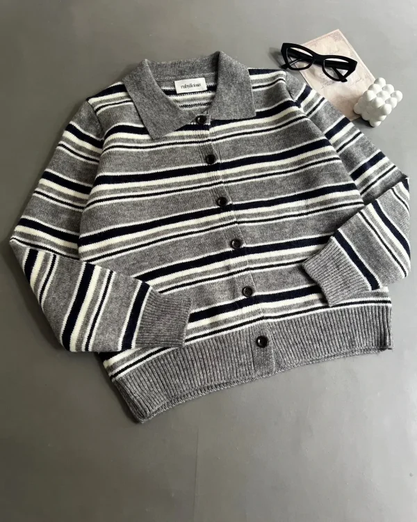 Xeryn Stripe Cardi foto 5