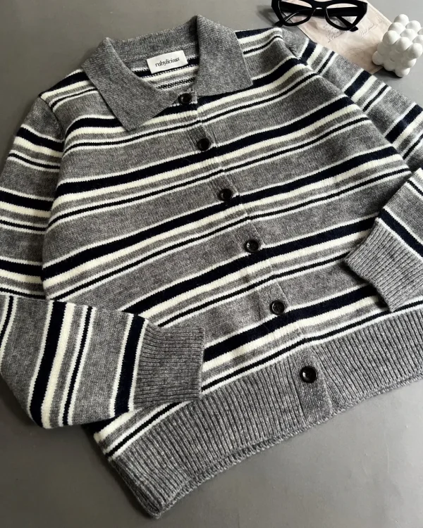 Xeryn Stripe Cardi foto 4