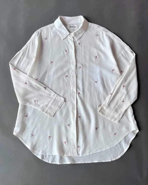 Elzada Shirt Broken White foto 3