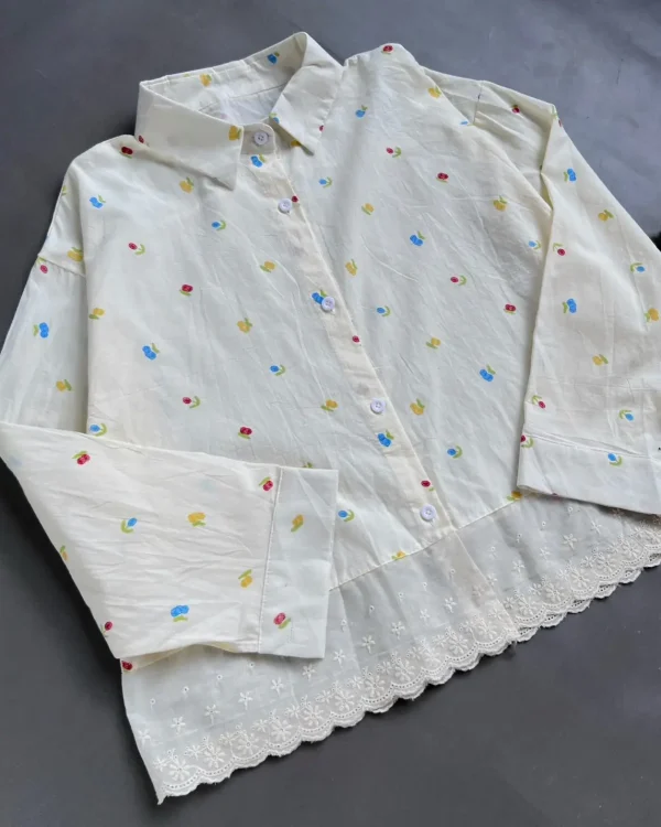 Jerisa Shirt Ivory foto 2