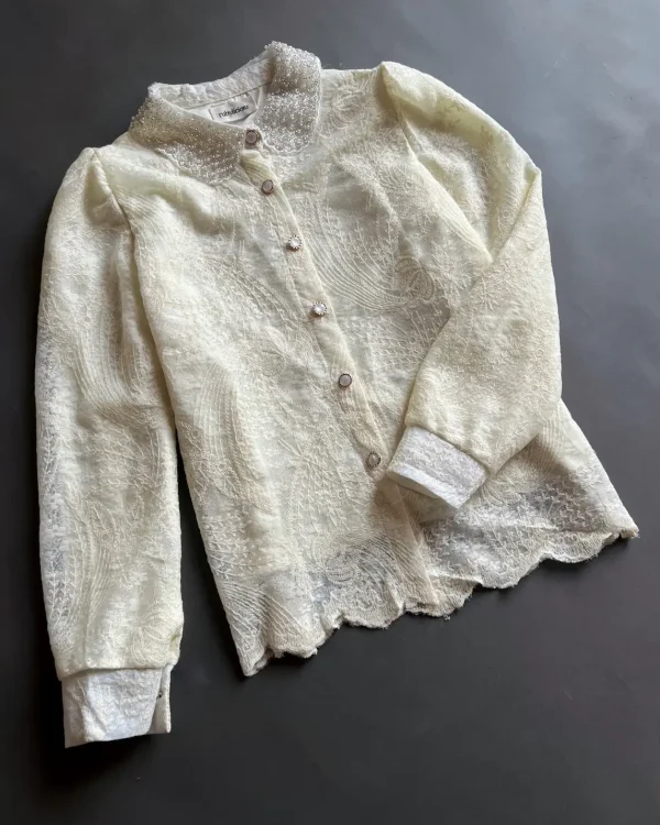 Quiana Shirt Ivory foto 2