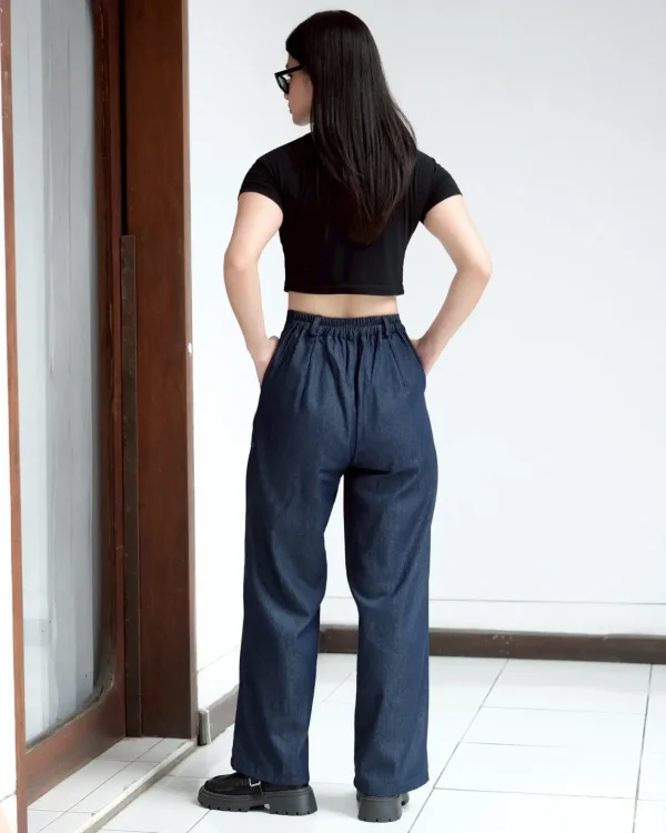 Dasa Denim Pants Dark Blue foto 4
