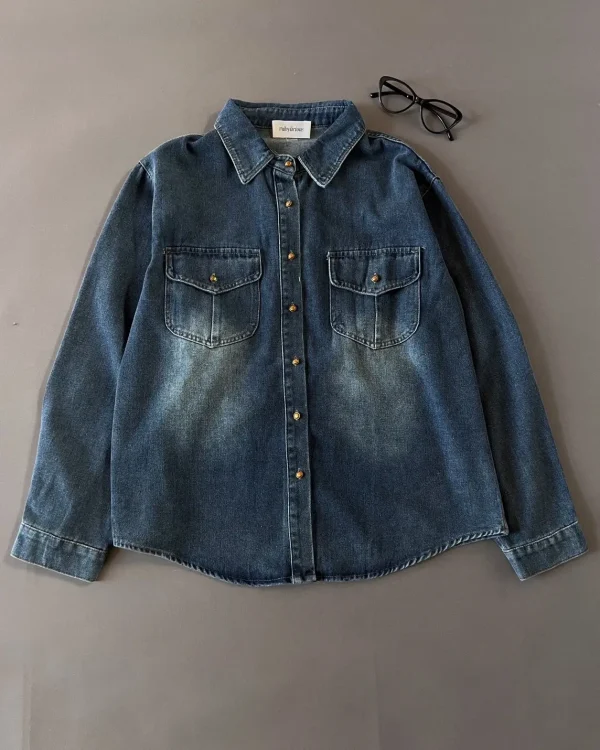 Halina Denim Shirt foto 3