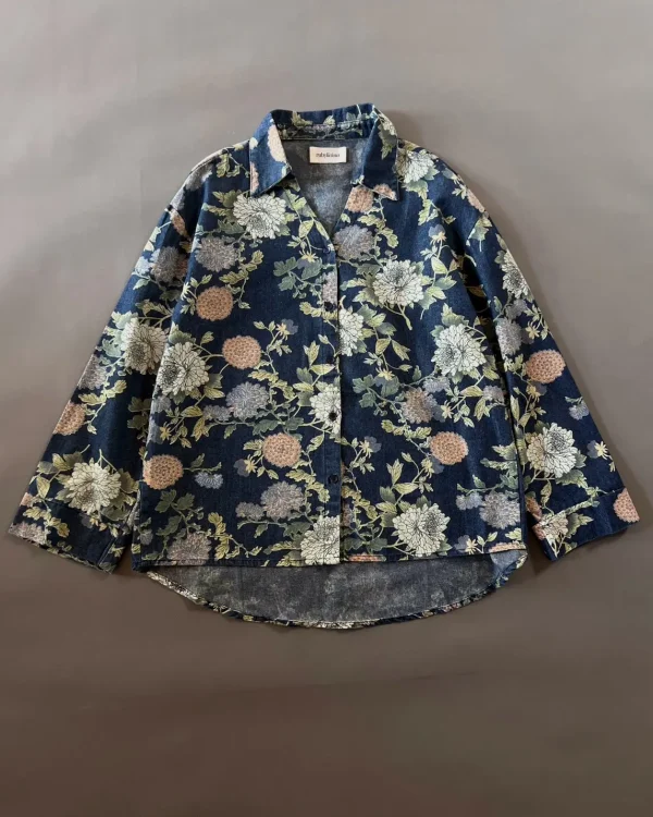 Eloise Denim Shirt Dark Blue foto 1