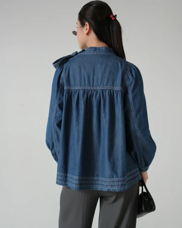 Jhani Denim Blouse foto 9